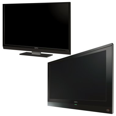 LCD TV screens clipart