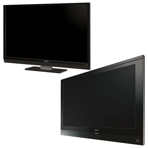 LCD TV screens — Stock Vector