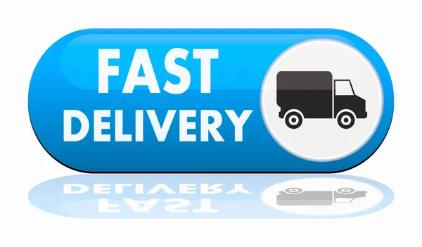 Fast delivery banner — Stock Vector