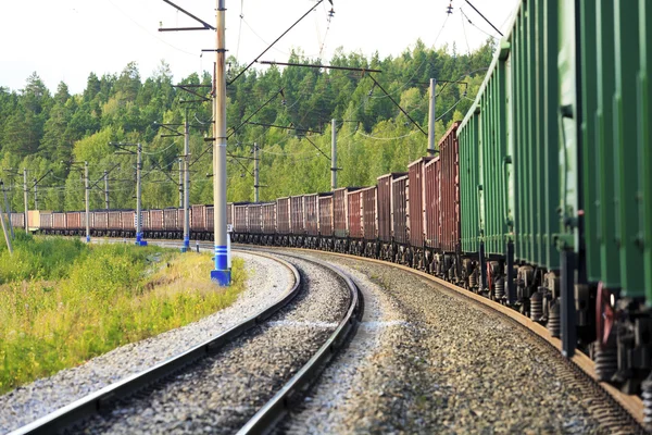 Güterzug — Stockfoto
