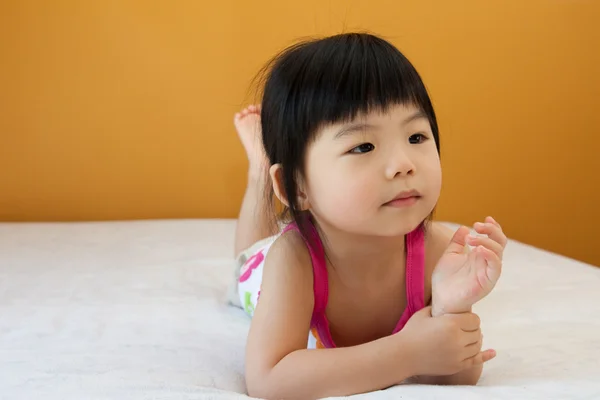 Asijské dítě holčička — Stock fotografie