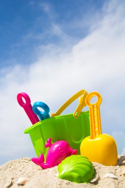 Beach toys clipart