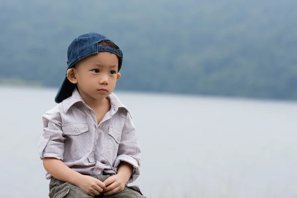 Aziatisch jongen portret — Stockfoto