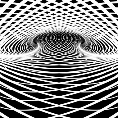 Optical illusion background. clipart