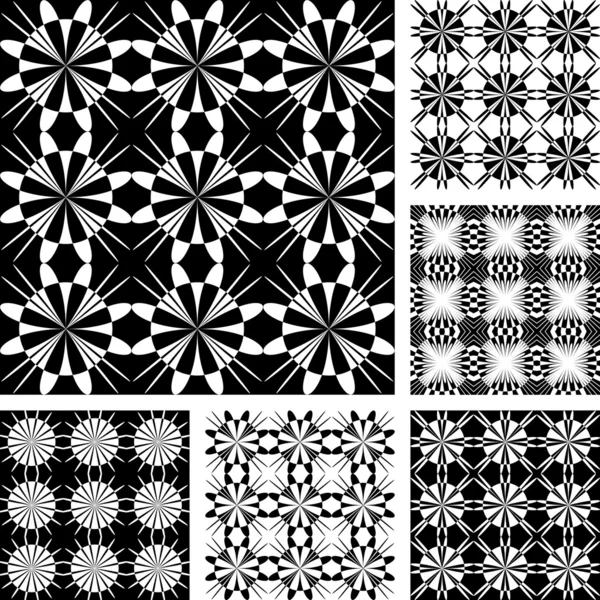 Σύνολο μονοκόμματων γεωμετρικών μοτίβων. — Διανυσματικό Αρχείο