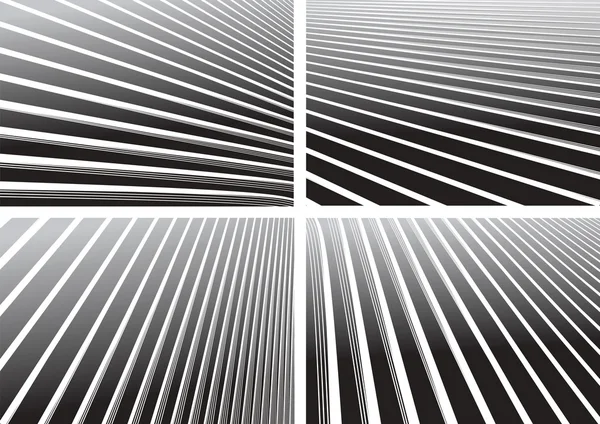 Fond abstrait avec perspective des lignes et effet de mouvement . — Image vectorielle
