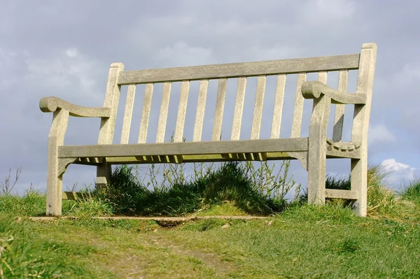 Bench on a hill — Stock Photo, Image