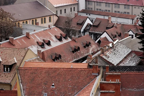 Bir kentin çatıları — Stok fotoğraf