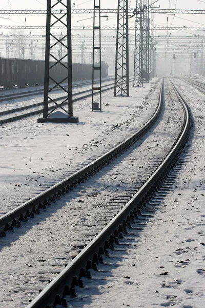 Železnice — Stock fotografie