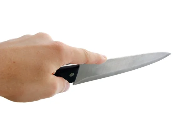 Μαχαίρι στο χέρι — Φωτογραφία Αρχείου