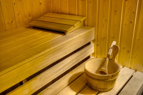 Sauna in legno — Foto Stock