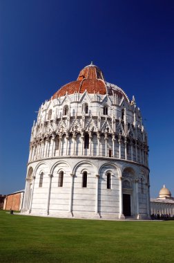 The San Giovanni baptistry in Pisa clipart