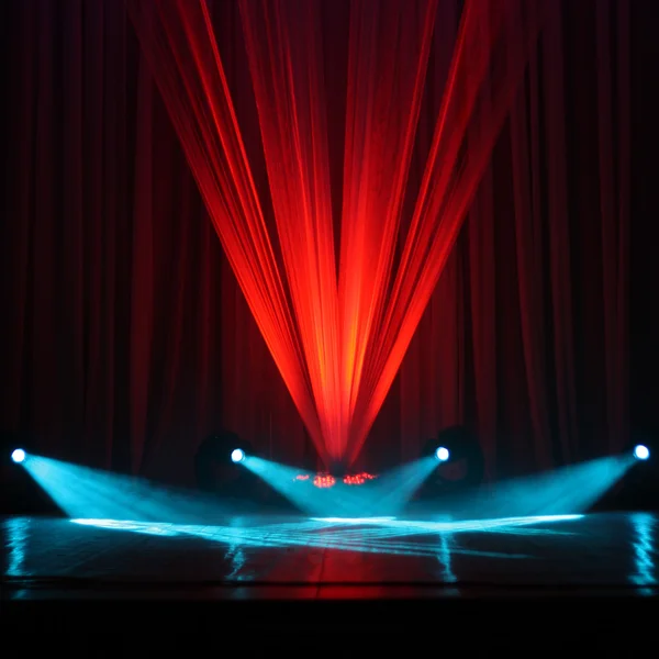 Illumination of a stage Stock Picture