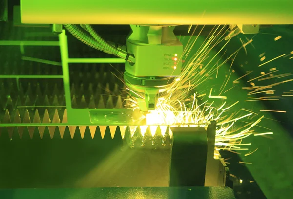 Industriële laser cutter — Stockfoto