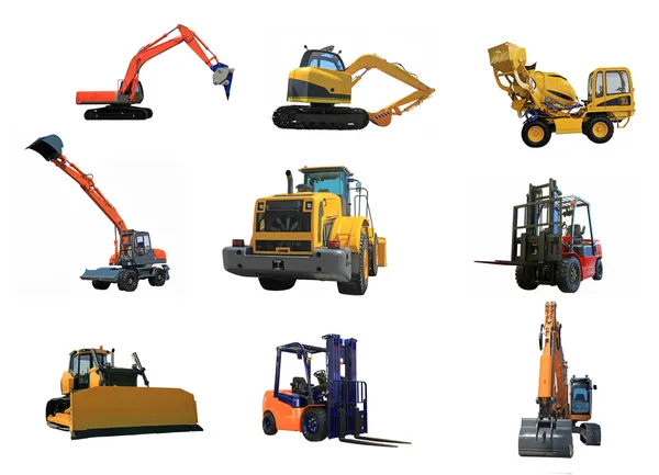 Set of a building machines — Stock Photo, Image