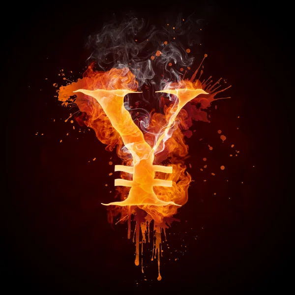 Yena yangın — Stok fotoğraf