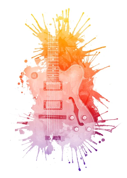Gitara elektryczna — Zdjęcie stockowe