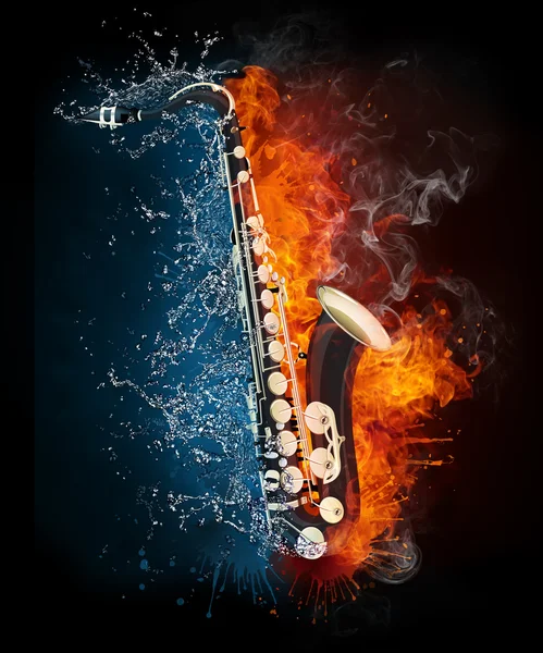 Saxofoon — Stockfoto
