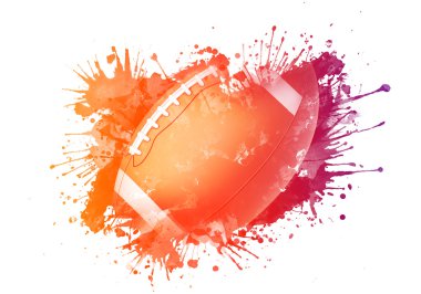 American Football Ball clipart