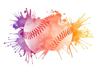 Baseball ball clipart