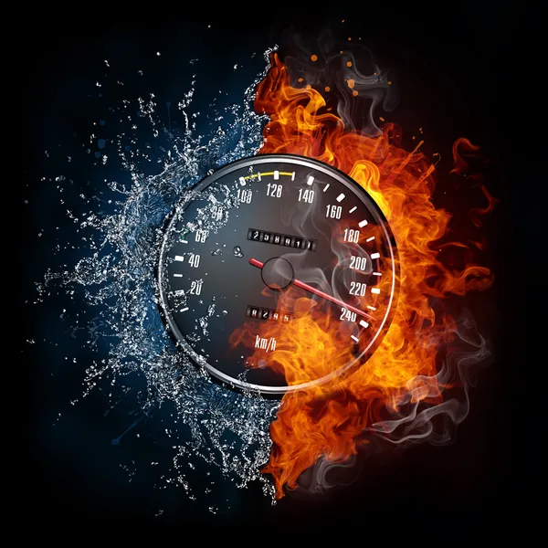 Hastighetsmätare — Stockfoto