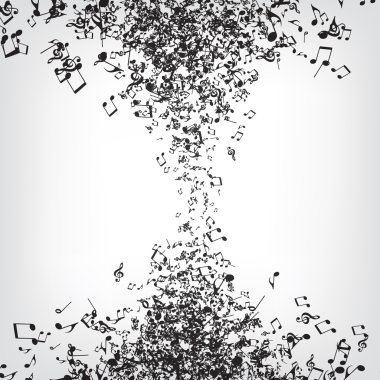 Music Notes Texture clipart