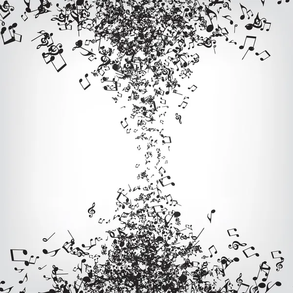 Music Notes Texture — Stock Vector