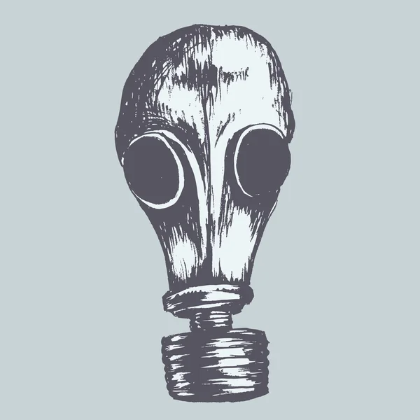Masque à gaz — Image vectorielle