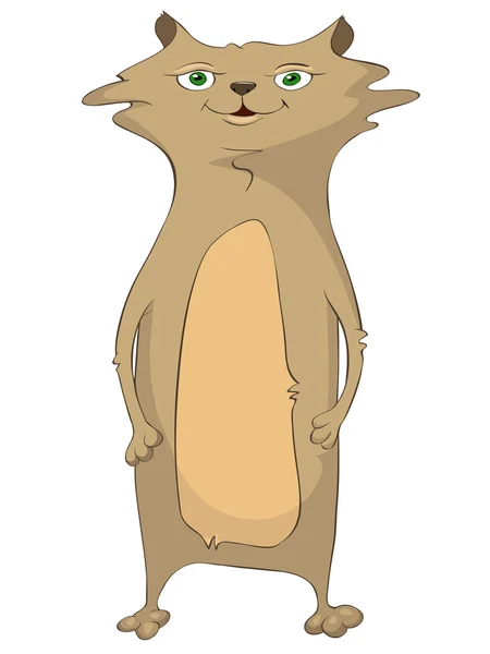 Personaje de dibujos animados Cat — Archivo Imágenes Vectoriales