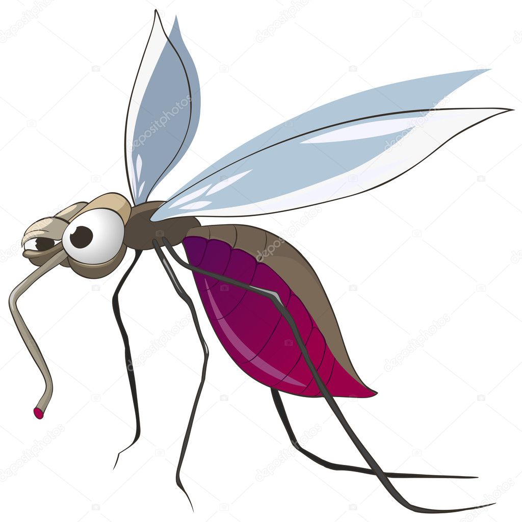 Cartoon Character Mosquito
