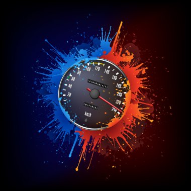 Speedometer clipart