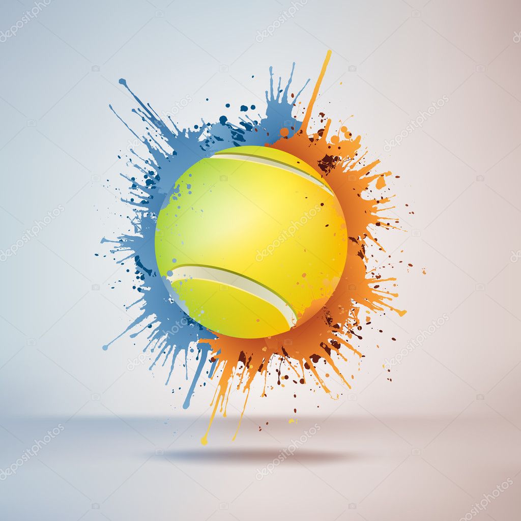 Tennis Ball Stock Vector by ©VisualGeneration 6466249