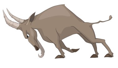 Cartoon Character Goat clipart