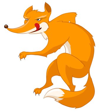 Cartoon Character Fox clipart