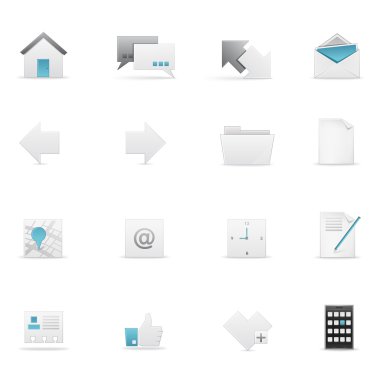 Icon set clipart