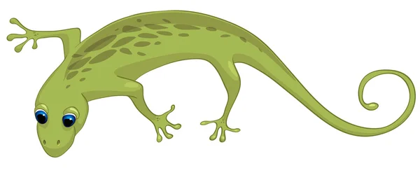 Cartoon Character Lizard — Stock Vector