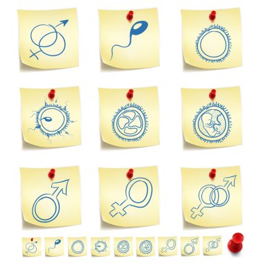 Sticker Icon Set clipart