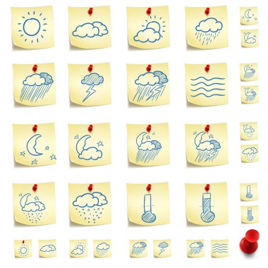 Sticker Icon Set clipart