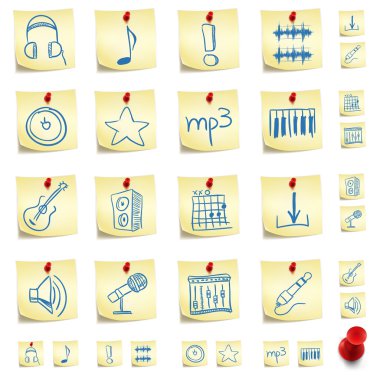 Sticker Icon Set clipart