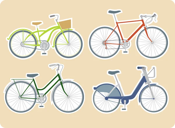 Biciclete — Vector de stoc