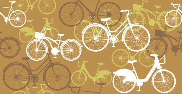 Biciclete fără sudură model — Vector de stoc