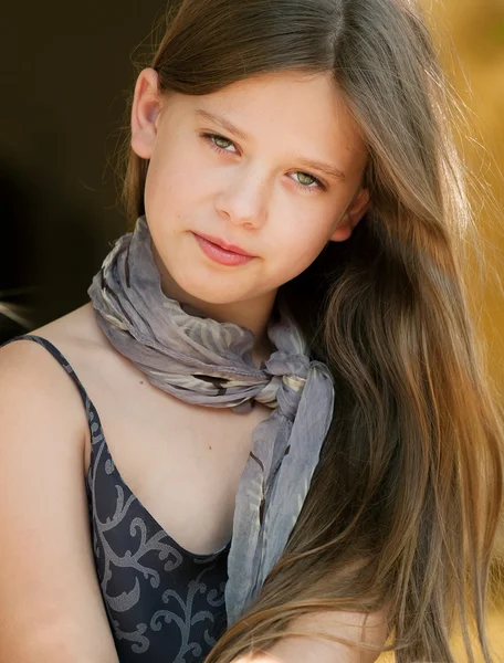 Krásná mladá dívka — Stock fotografie