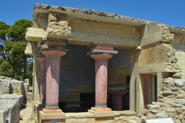 minoan antik tapınak