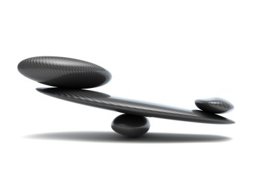 Stability scales with carbon fiber shapes clipart