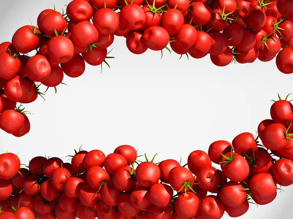 Смачні помідори Вишневі потоки — стокове фото