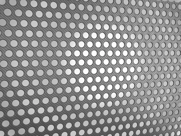 Carbon fibre surface with holes — Stock Photo, Image