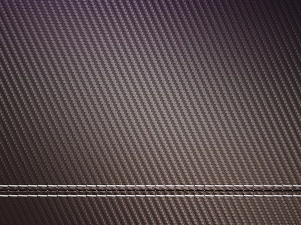 水平方向にステッチされた炭素繊維 — ストック写真
