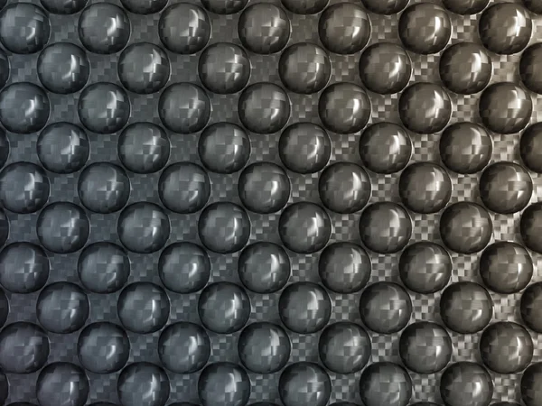 Abstrato Fibra de carbono com espinhas — Fotografia de Stock