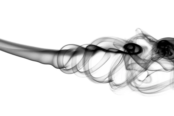 在白色抽象油烟模式 — 图库照片