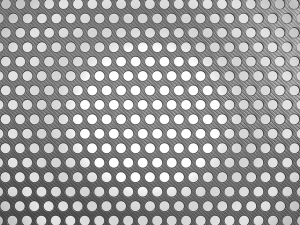 Carbon fibre surface with holes — Stock Photo, Image